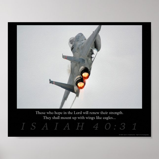Isaiah 40:31 poster (Front)