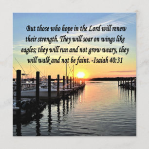 ISAIAH 40:31 SCRIPTURE VERSE INVITATION
