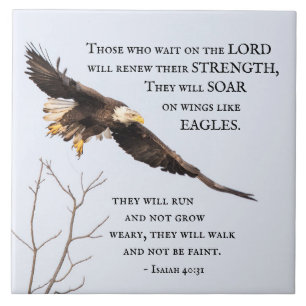 Isaiah 40:31 Those who wait on the Lord, Bible Tile