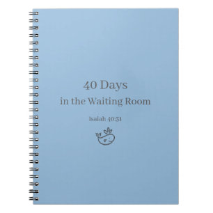 Isaiah 40:31 Waiting Christian Notebook