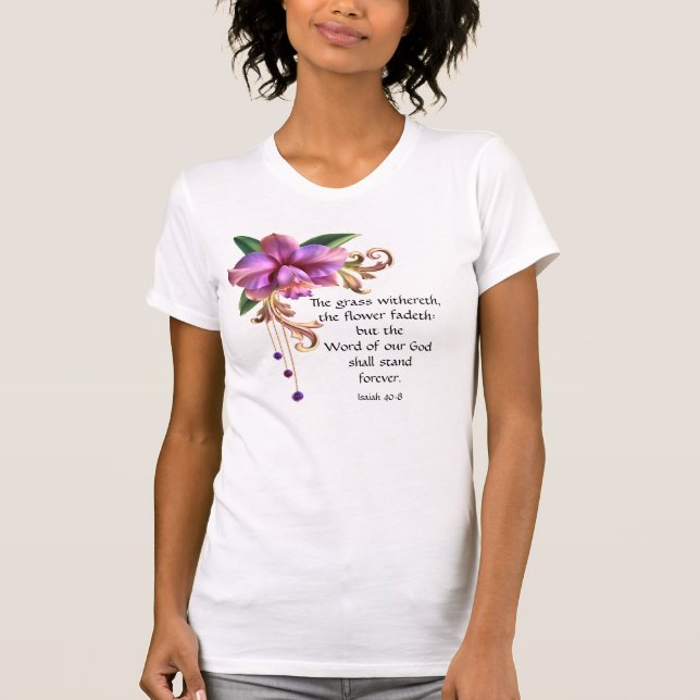 Isaiah 40:8 T-Shirt (Front)