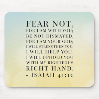 Isaiah 41:10 Bible Quote Mouse Mat
