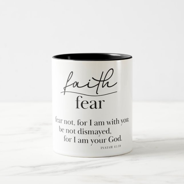 ISAIAH 41:10 - Coffee Mug (Center)
