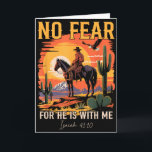 Isaiah 41_10 Cowboy Bible Verse Christian Western  Card<br><div class="desc">Isaiah 41_10 Cowboy Bible Verse Christian Western Jesus Men</div>