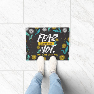 Isaiah 41:10 - Fear Not Inspirational Bible Verse  Doormat