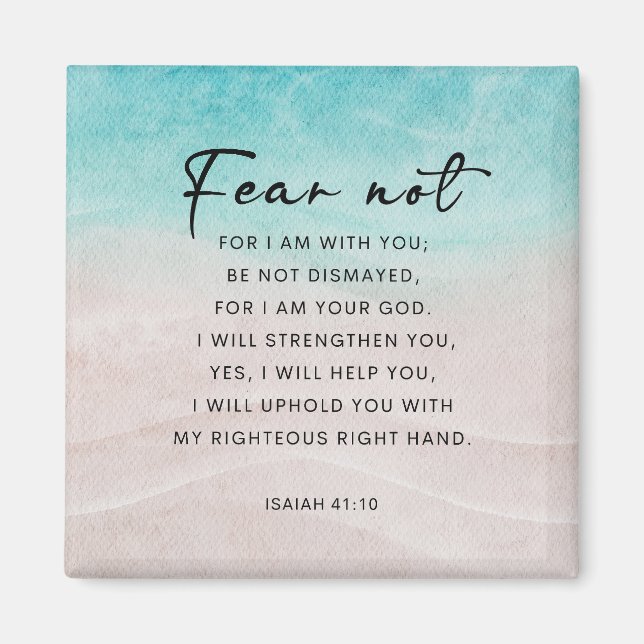 Isaiah 41:10 Fear Not Magnet (Front)