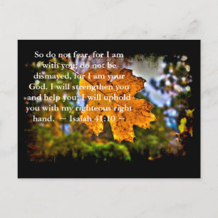Isaiah 41:10 II Postcard