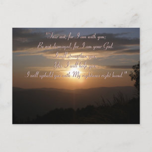 Isaiah 41;10 Inspirational Unique Gifts Postcard