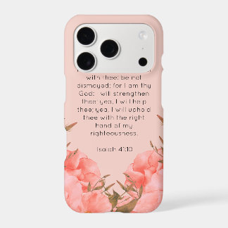 Isaiah 41:10 iPhone 11 Pro Case | Pink Florals