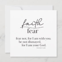 ISAIAH 41:10 - Personalised Note Card