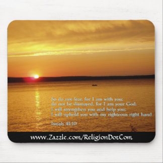 Isaiah 41:10 Sunset Mouse Mat