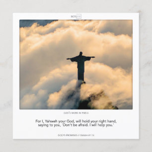 Isaiah 41:13 GOD'S PROMISES Invitation