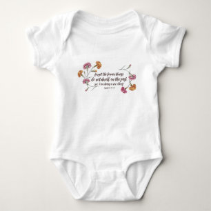 Isaiah 43:18-19 Baby Outfit Bodysuit