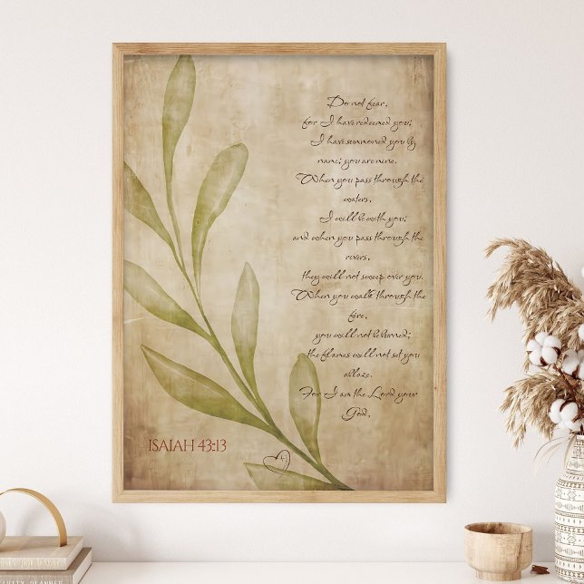 Isaiah 43:1-3 Bible Verse Wall Art Printable Scrip (Creator Uploaded)