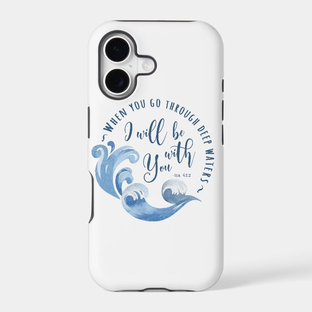 Isaiah 43:2 Ocean Waves (Back)