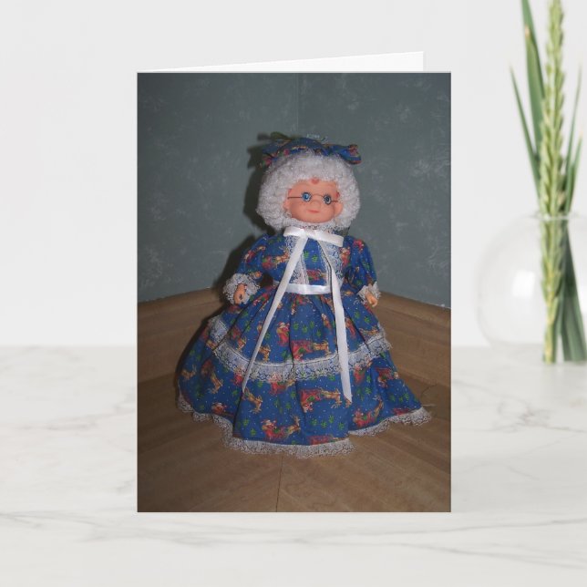 Isaiah 46:4, Grandma Doll Card (Front)