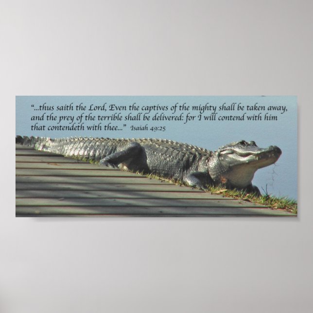 Isaiah 49: 25 poster (Front)