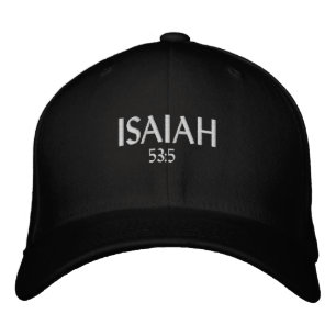 ISAIAH 53:5 (add name or initials) Embroidered Hat