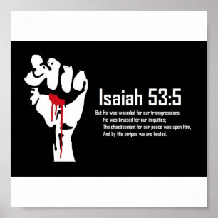 Isaiah 53:5 poster