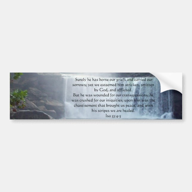 Isaiah 53 Collection Bumper Sticker (Front)