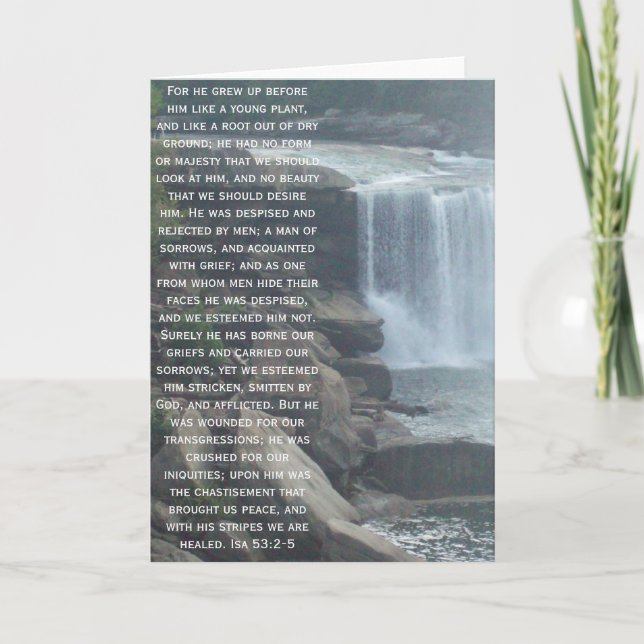 Isaiah 53 Collection Holiday Card (Front)