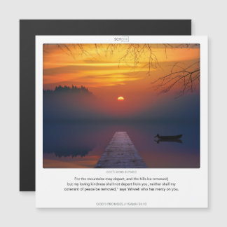 Isaiah 54:10 GOD'S PROMISES SCRIPIX magnetic card