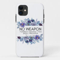 Isaiah 54:17 No Weapon Formed Against you Floral