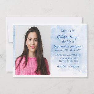 Isaiah 55 Bible Scripture Celebration of Life  Invitation