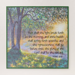 Isaiah 58:8 jigsaw puzzle