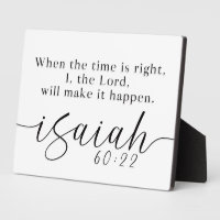 Isaiah 60:22 Farmhouse Bible Scripture Sign