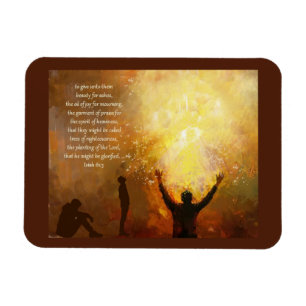 Isaiah 61:3 Scripture Christian Inspirational Magnet