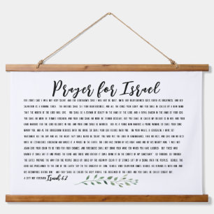 Isaiah 62 Bible Verses Prayer For Israel  Hanging Tapestry