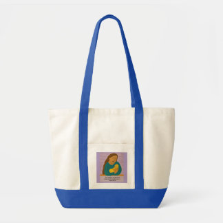 Isaiah 66:13 Comforting Mother and Baby Postcard Tote Bag