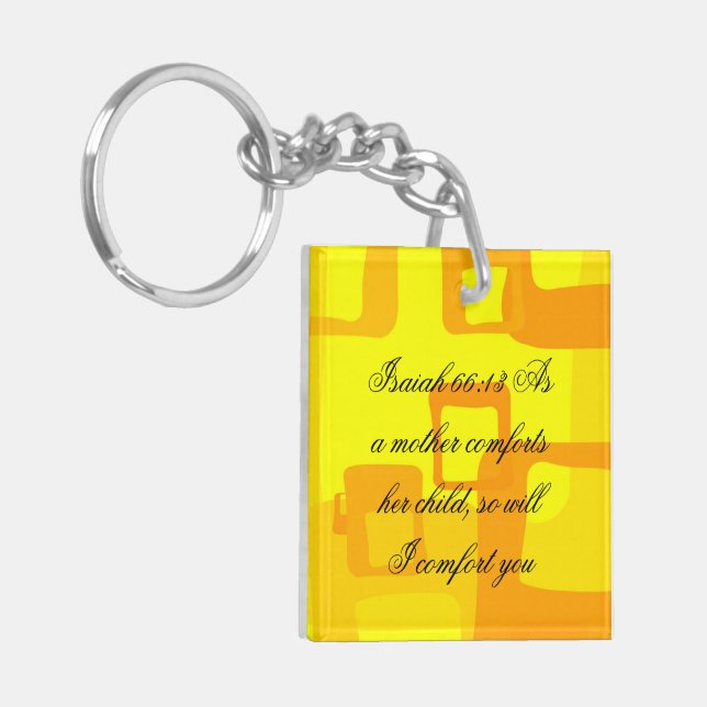Isaiah 66:13 key ring (Front Left)