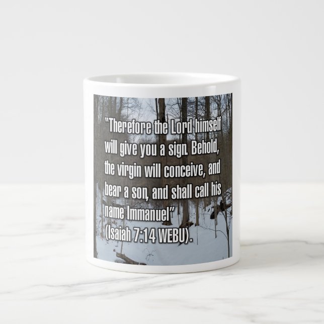 Isaiah 7:14 WEBU Mug (Front)