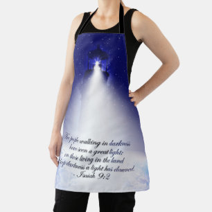 Isaiah 9:2 Christmas Photo Apron