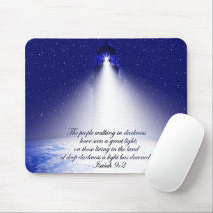 Isaiah 9:2 Christmas Photo Mouse Mat