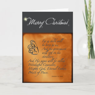 Isaiah 9:6 Christmas Card