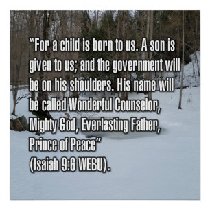 Isaiah 9:6 WEBU Poster