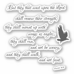 Isaiah Bible Verse Eagles