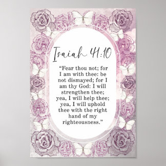 Isaiah Bible Verse WallArt Poster