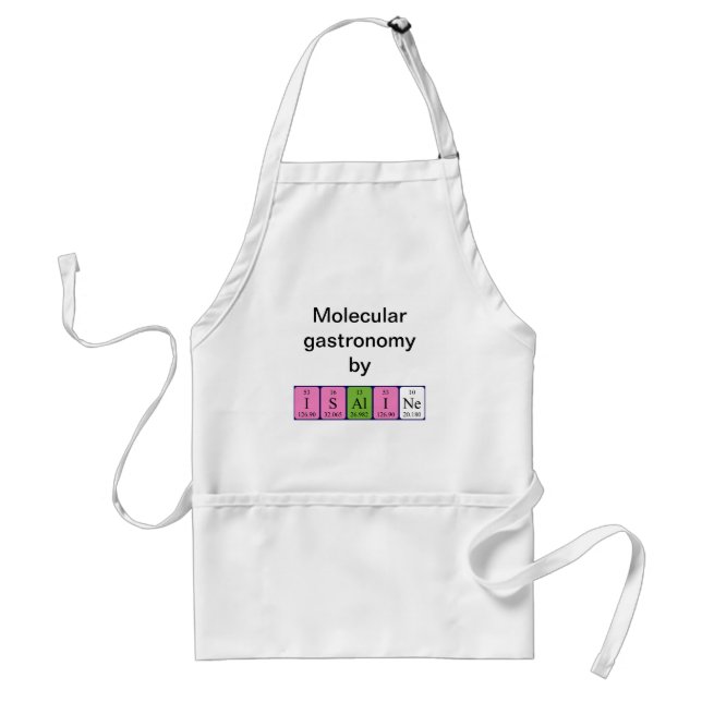 Isaline periodic table name apron (Front)