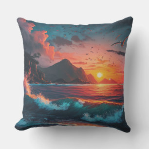 ISALND SUNSET #1 CUSHION