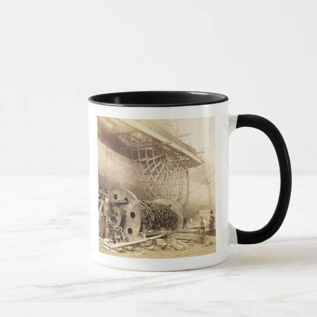 Isambard Kingdom Brunel (1806-59) beside the 'Grea Mug (Right)