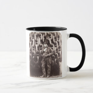 Isambard Kingdom Brunel, standing in front of the Mug