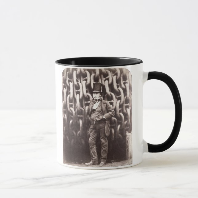 Isambard Kingdom Brunel, standing in front of the Mug (Right)