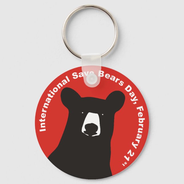 ISBD BLACK BEAR KEY RING (Front)