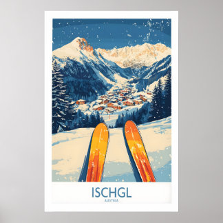 Ischgl Ski Wall Art Poster 1