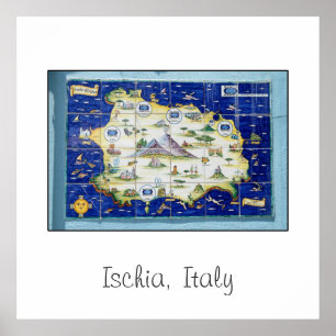Ischia, Italy square Poster