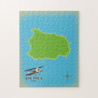 Ischia Italy travel poster Jigsaw Puzzle
